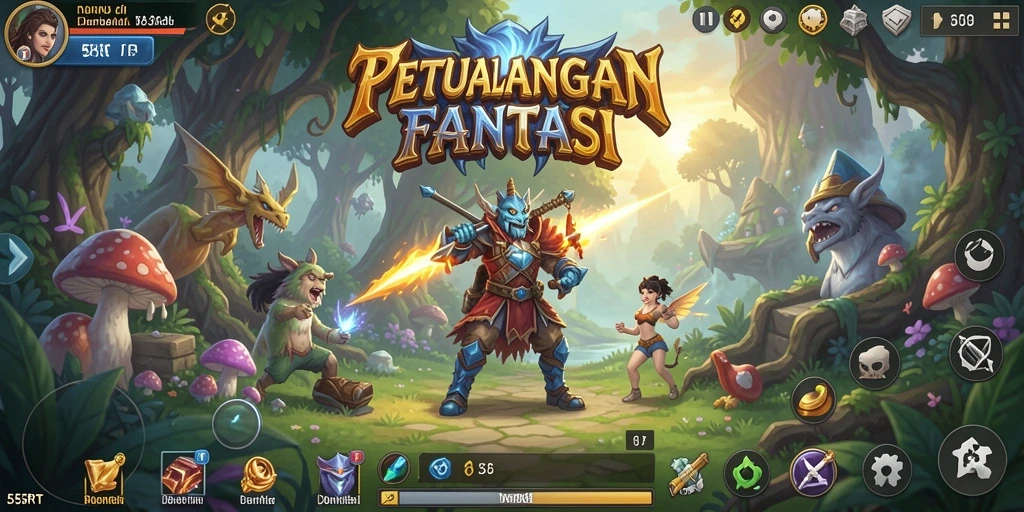 Screenshot gameplay 55RT memperlihatkan petualangan seru yang menanti.
