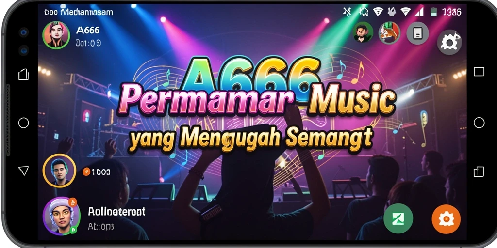 Tampilan gameplay menarik di AA666 dengan musik yang menggugah semangat.