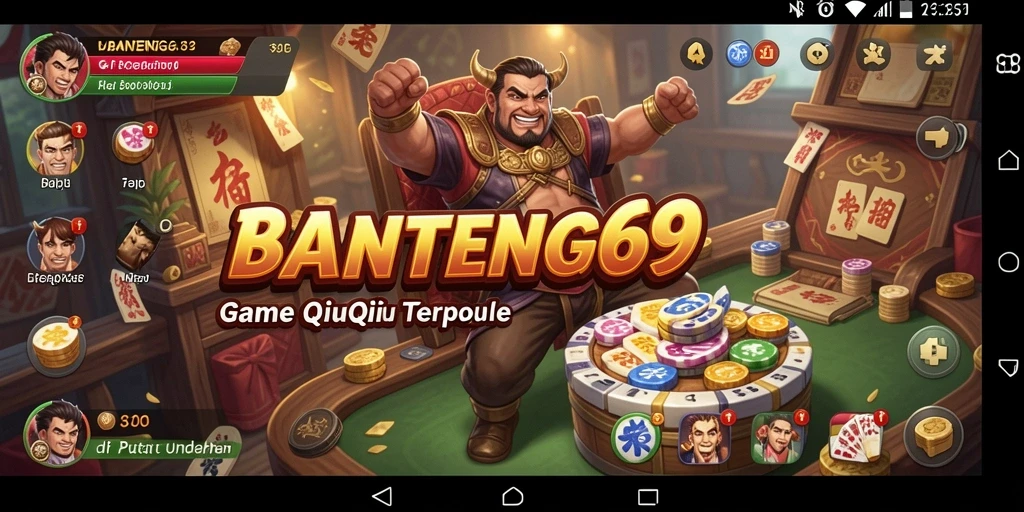 Tampilan gameplay QiuQiu yang menarik di BANTENG69.
