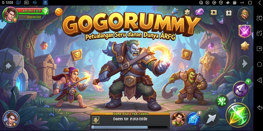 Gameplay GOGORUMMY yang menakjubkan dan penuh aksi.