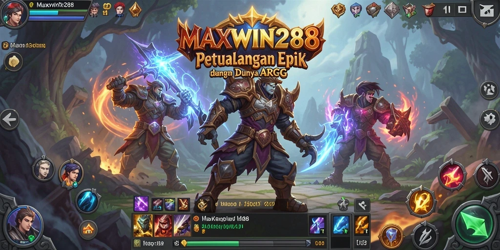 Tampilan menarik dalam gameplay ARPG di MAXWIN288.